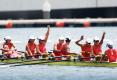 中国队获得东京奥运会赛艇女子八人单桨有舵手铜牌
