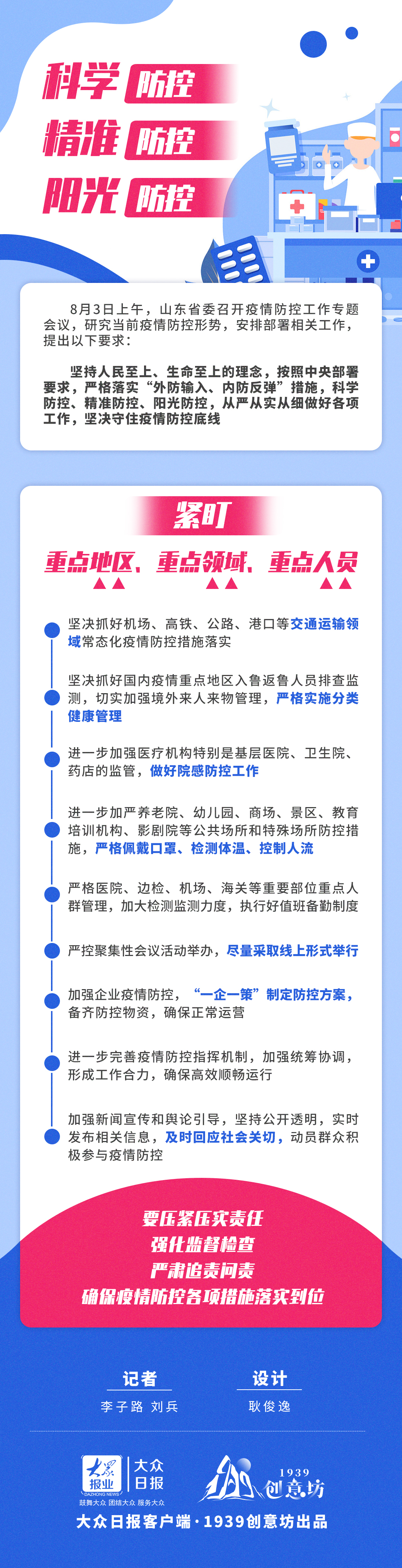 一图看懂丨从严从实从细，山东这样部署疫情防控