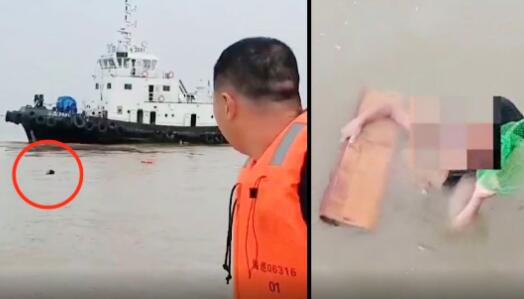 惊呆！男子为回老家用木板横渡长江，被民警救起时已虚弱不堪