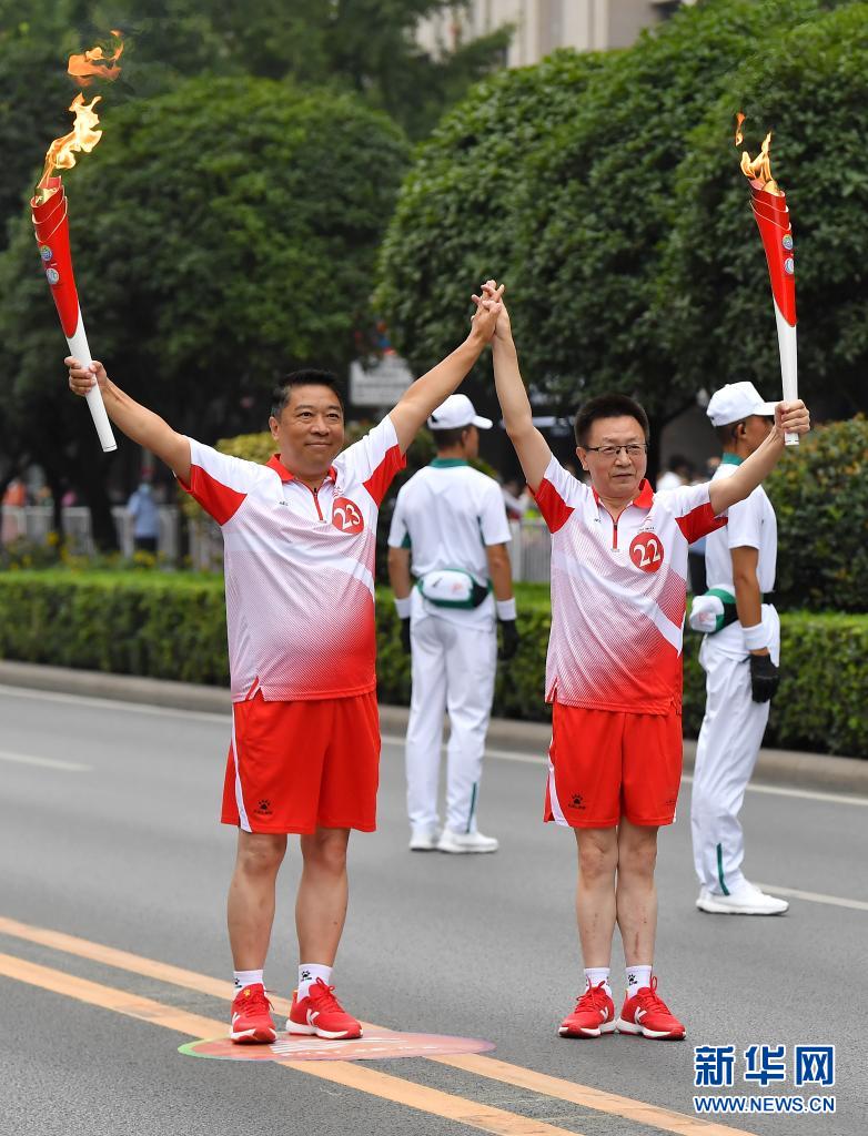十四运会和残特奥会火炬正式在陕西传递