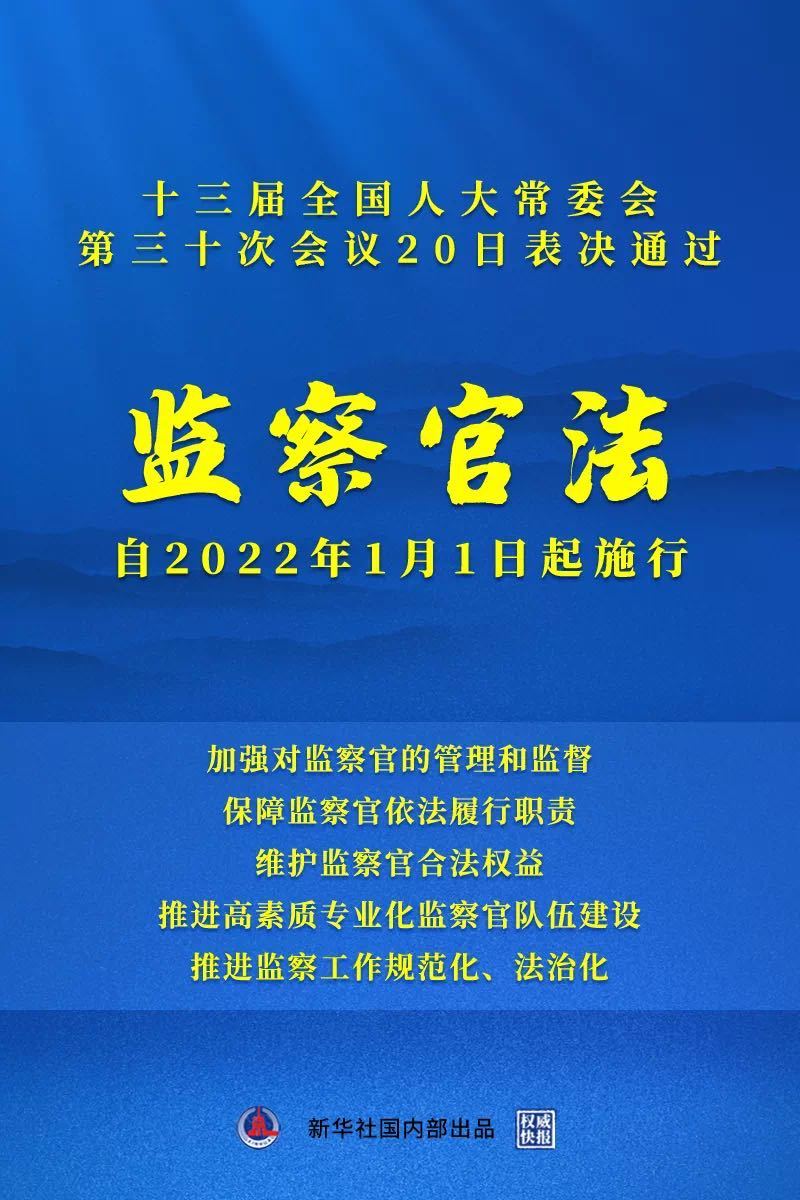 聚焦监察官法五大看点