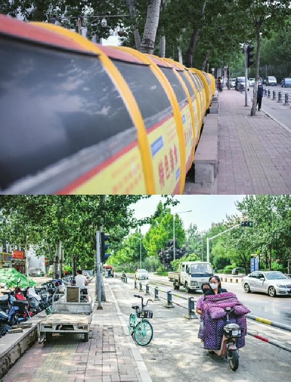 美食街拆除了 人行道恢复了