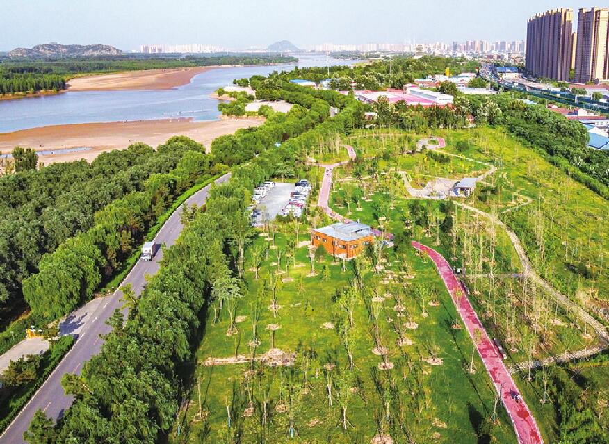 俯瞰济南郊野公园 林间藏着野趣