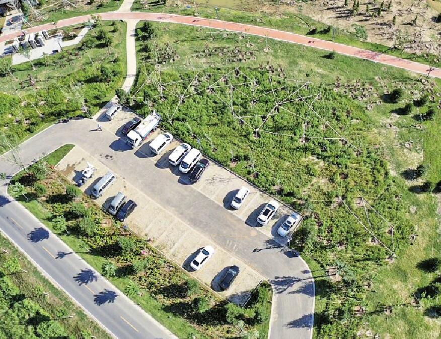 俯瞰济南郊野公园 林间藏着野趣