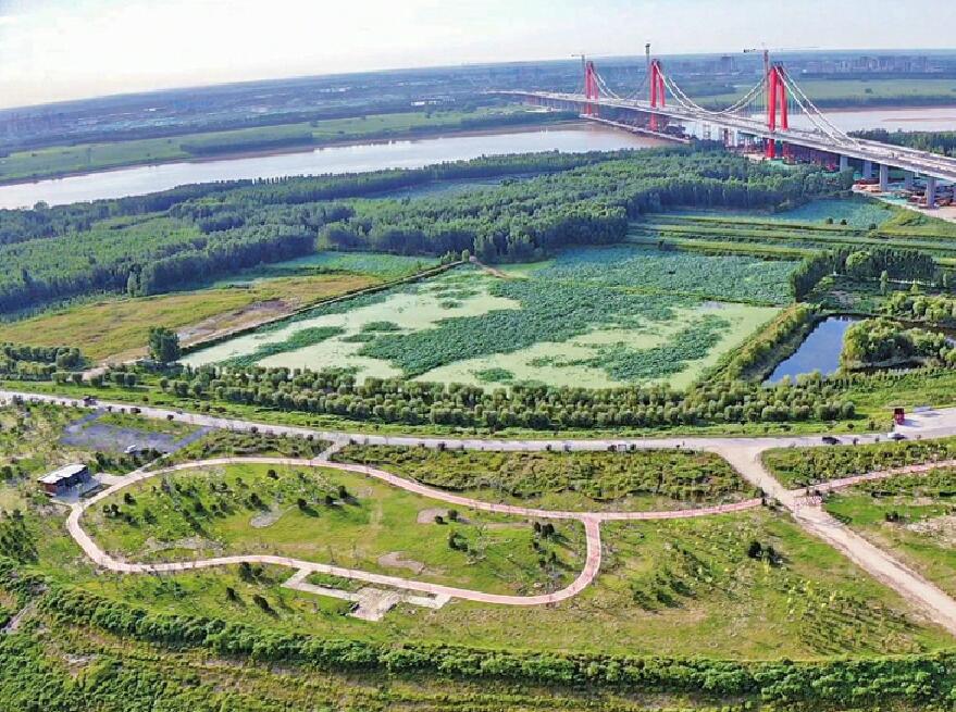 俯瞰济南郊野公园 林间藏着野趣