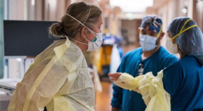 美国近10.4万人因新冠肺炎住院 为7个月以来最高值