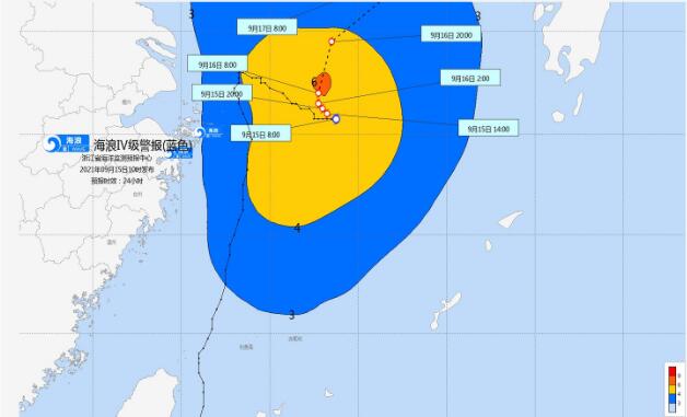 台风实时路径发布系统|受台风"灿都"影响 浙江发布海浪蓝色预警