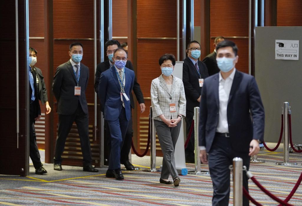 香港特区举行完善选举制度后的首次选举委员会选举