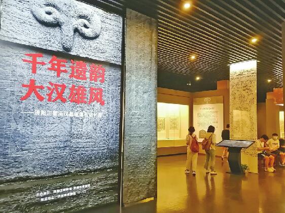 三官庙汉墓画像石拓片展10月1日开展 来博物馆，一览大汉雄风