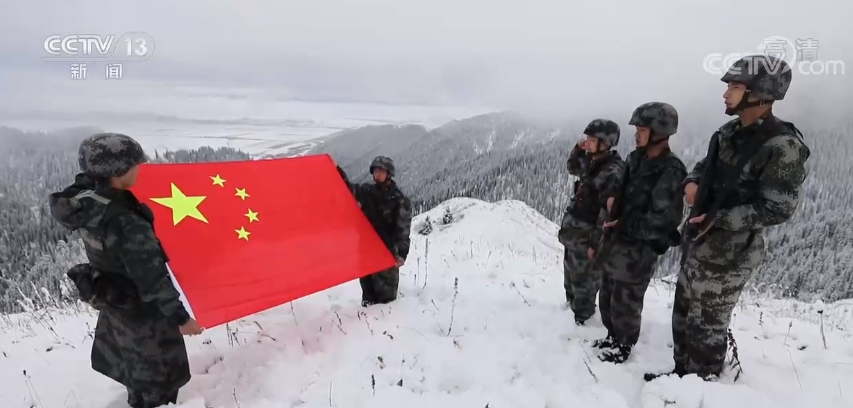 【我为祖国守边防】西北边关 踏雪巡逻祖国边防线