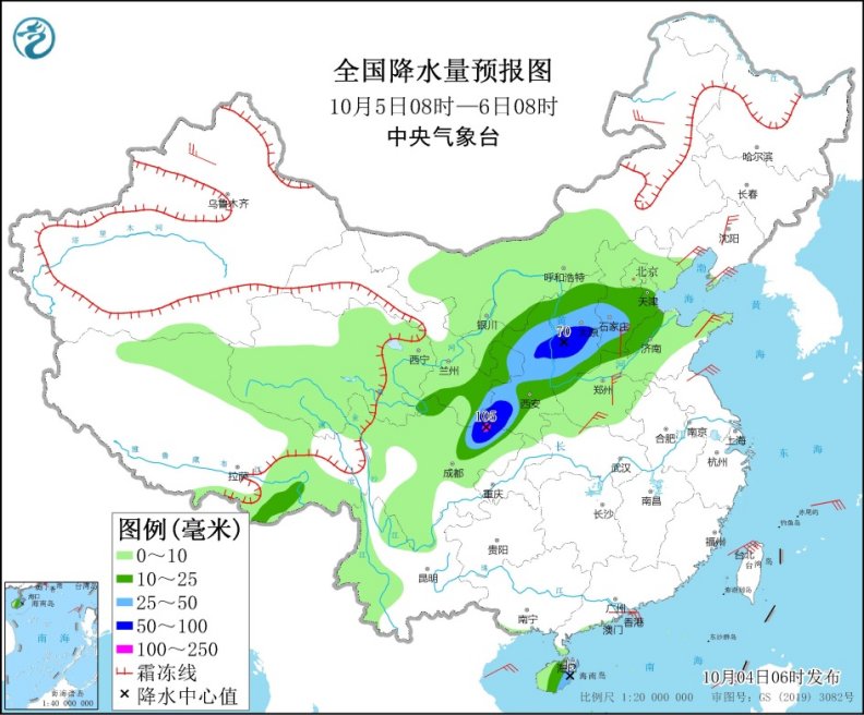 北方秋雨进入鼎盛期 南方暑热迎来最强时段