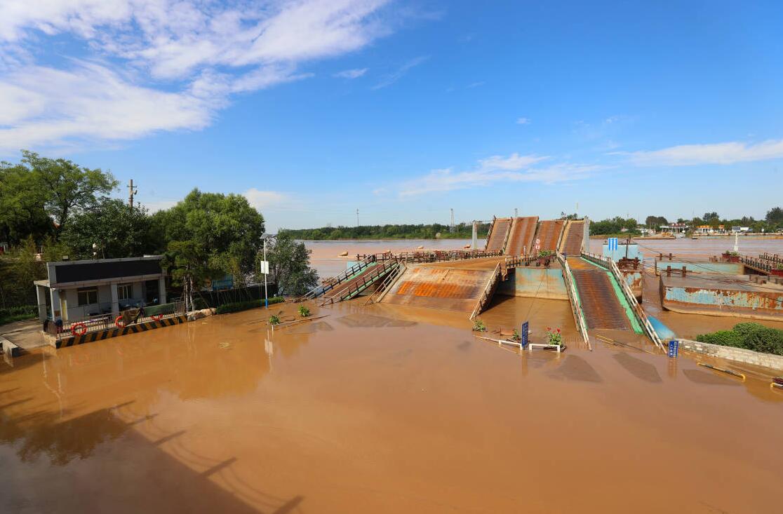 黄河济南泺口段水位明显下降  流量降至2850立方米/秒