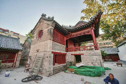 652年督城隍庙修缮 重建老戏台