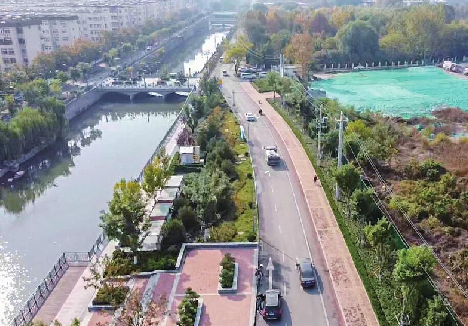 兴济河西岸打通最后一段瓶颈 沿河景观带实现“牵手”