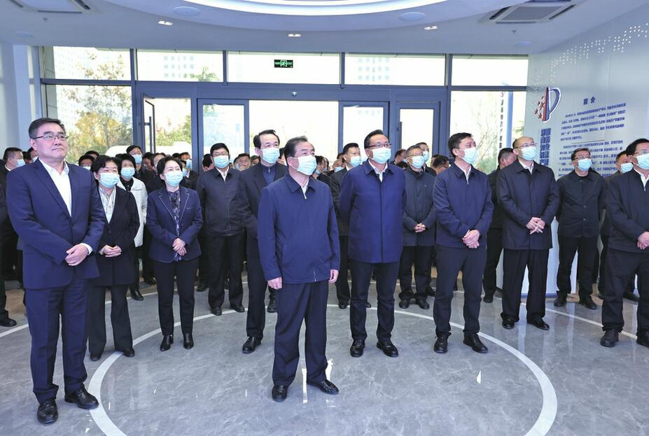 2021年全市重点项目建设观摩评议活动到钢城区莱芜区章丘区历城区考察 孙立成孙述涛殷鲁谦雷杰边祥慧参加活动