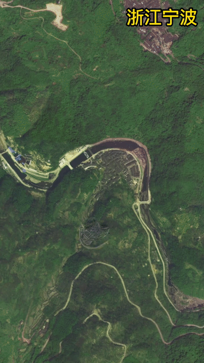 跟着卫星游宁波丨宁波美丽乡村的巨变