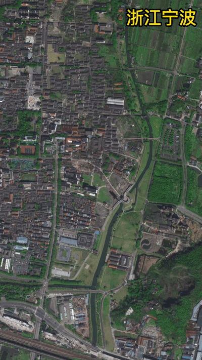 跟着卫星游宁波丨宁波美丽乡村的巨变