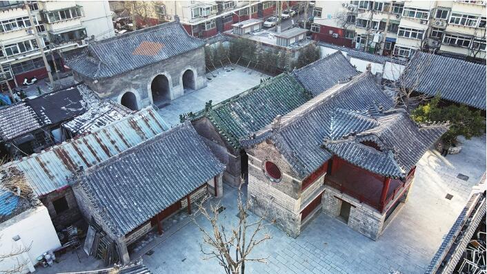 Der über 600 Jahre alte Tempel Du Chenghuang hat neues Aussehen