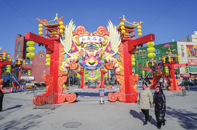 时隔四年花灯会再次落户印象济南