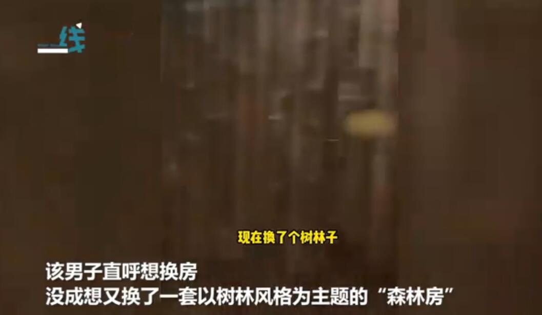 神奇的体验！男子隔离被安排到花果山主题酒店 水帘洞和树林体验一遍