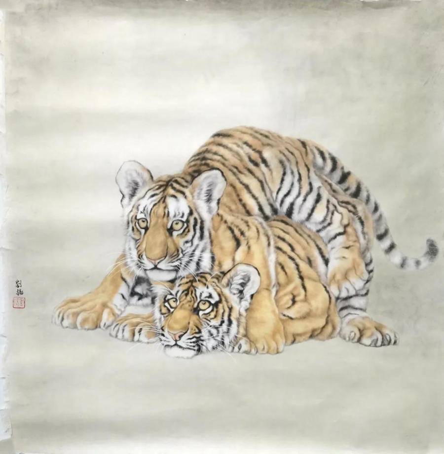 “瑞虎呈祥”刘扬画虎作品展在济南展出