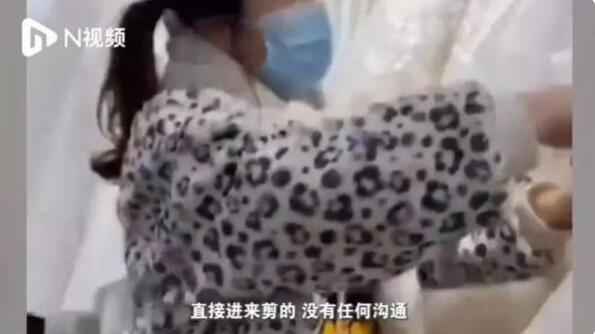 婚纱店回应女子怒剪32件婚纱 蒋某:后悔也没用了