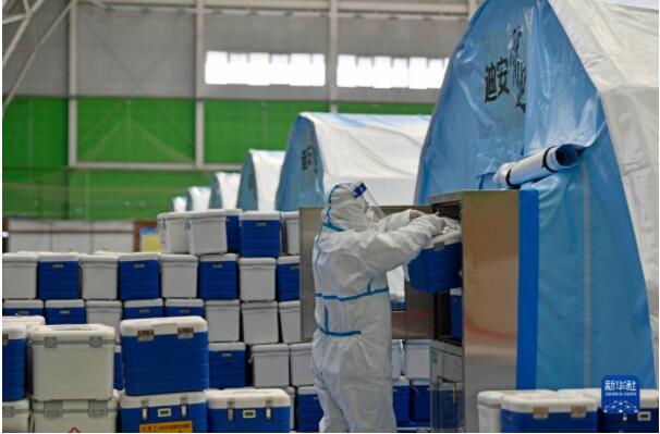 新华全媒+丨争分夺秒——气膜方舱实验室助力津城阻击奥密克戎