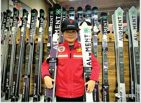 9岁高山滑雪“老将”有个冬奥冠军梦
