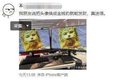 火出圈！《西游记》金钱豹头像走红，美颜后竟然有些眉目清秀