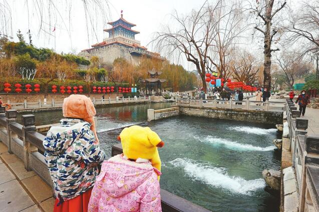 Hanging Red Lanterns Welcome Spring Festival.