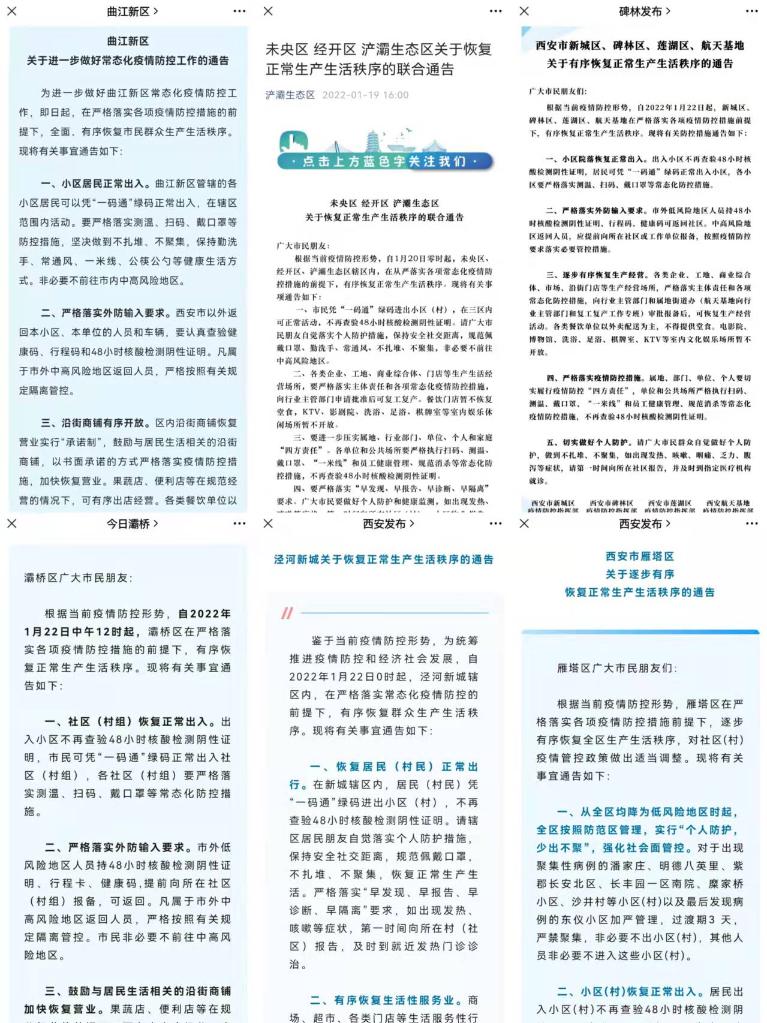 中高风险区清零！你熟悉的西安回来了！