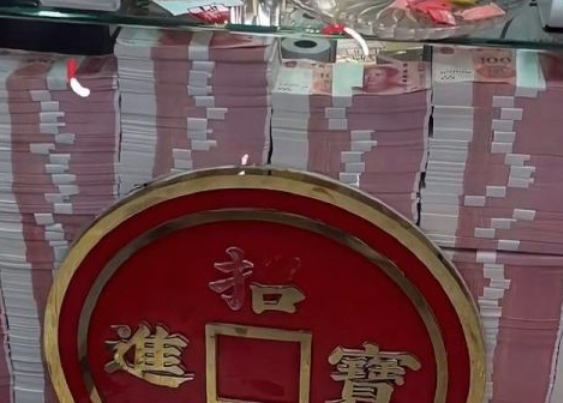 贫穷限制了想象！长沙一餐厅柜台摆放1400万现金