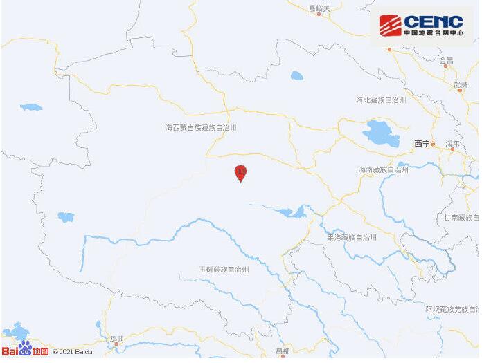 青海海西州都兰县发生4.8级地震 震源深度9千米
