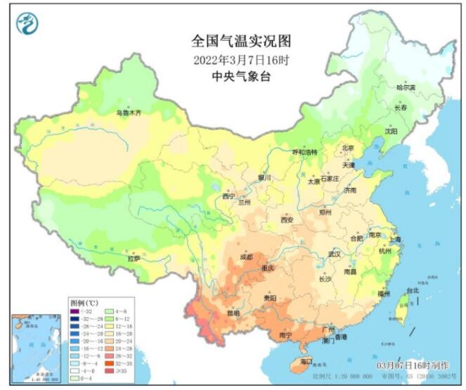 一键开启穿越式升温!我国从南到北大回暖进程