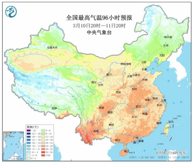 一键开启穿越式升温!我国从南到北大回暖进程