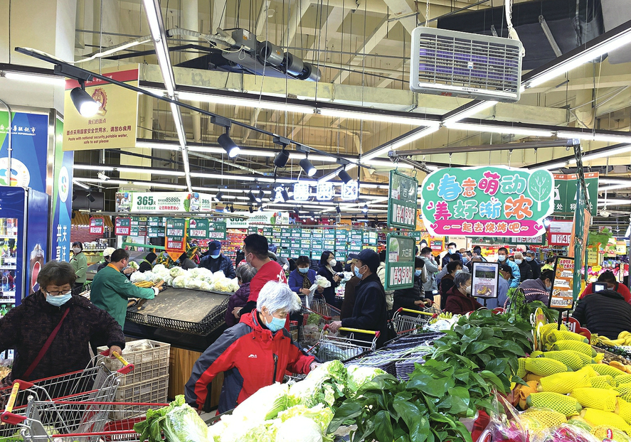 迅速に商品補充、済南各スーパーが商品充分価格安定