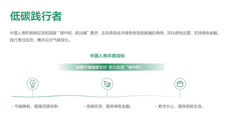 积极应对气候变化，国寿寿险助力国家绿色、可持续发展