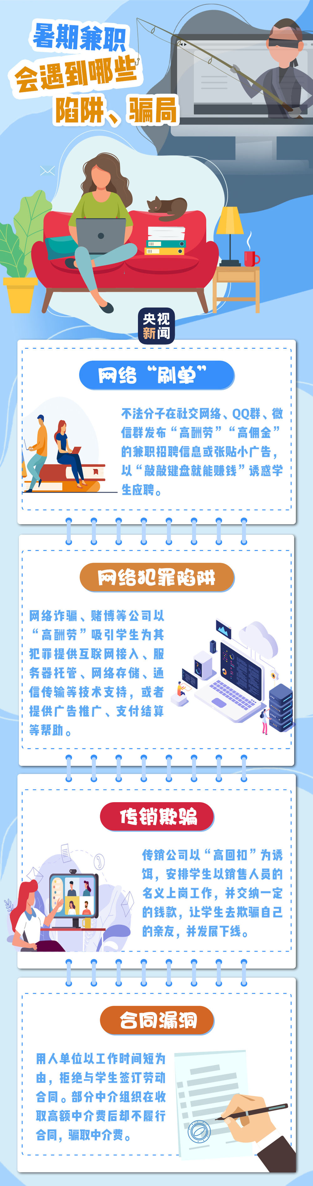 暑期兼职“套路深”？快来get这些防陷阱攻略
