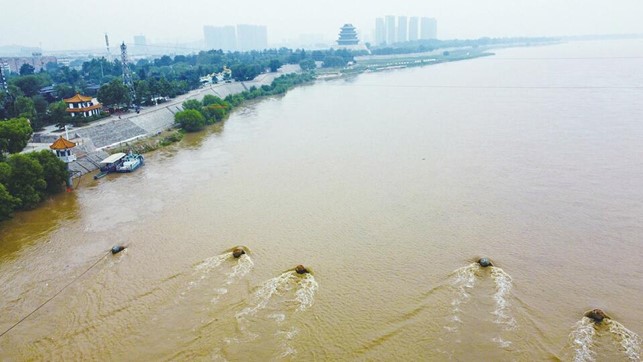 Le fleuve Jaune est officiellement entré aujourd'hui dans la saison des crues estivales