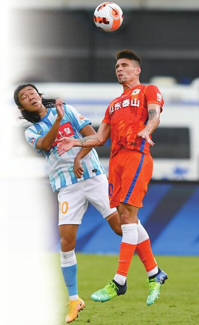 本赛季二战广州城，泰山队将帅全力以赴