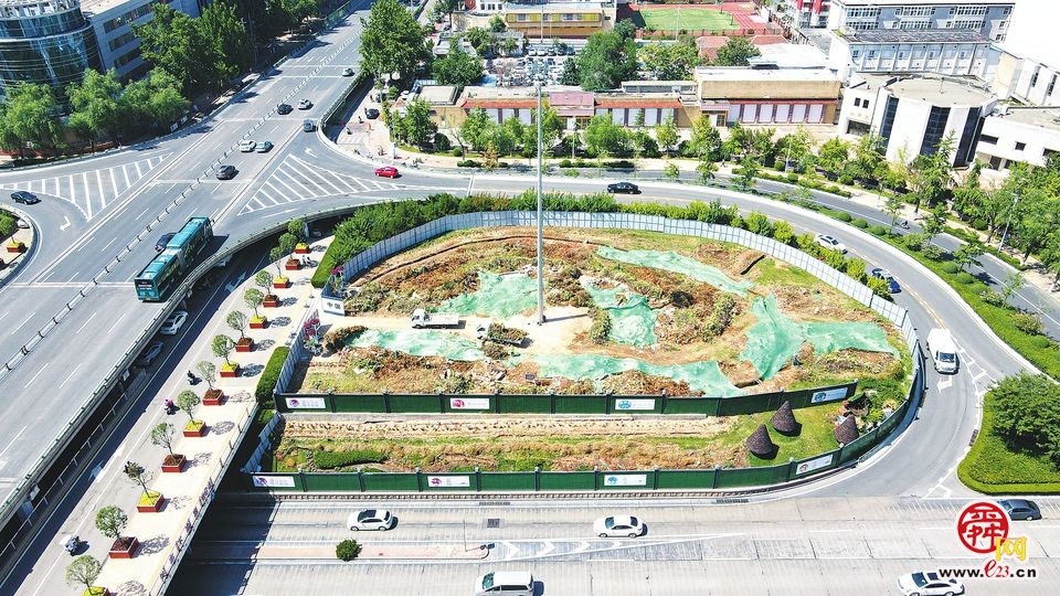 济南八一立交桥实施最大规模绿植迁移