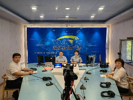 平安人寿山东分公司潍坊中支 7.8保险宣传日走进行风在线直播间