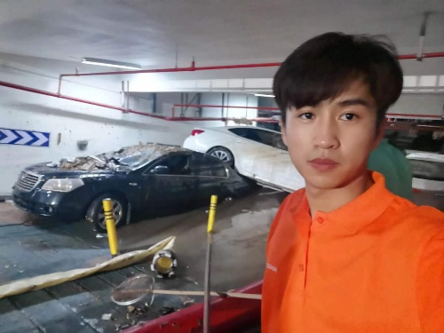 小区车库倒灌被淹 平安产险山东分公司连夜施救