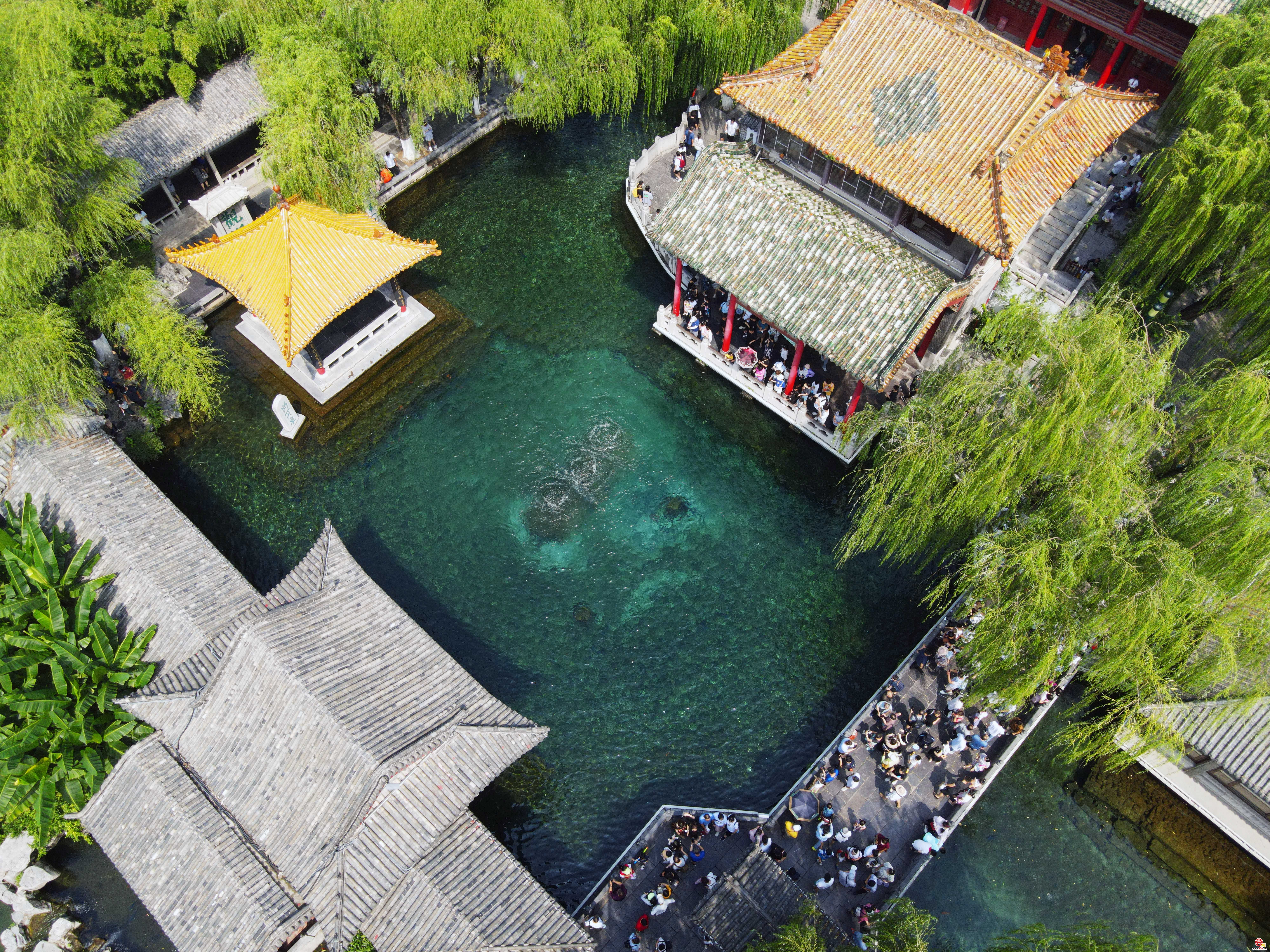 趵突泉地下水位突破29米大关！济南“泉水游”火爆