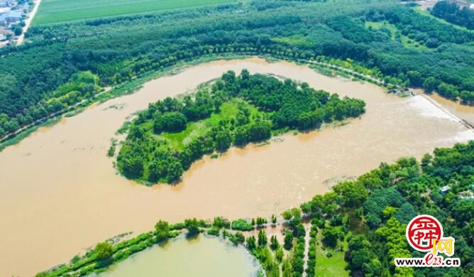 玉符河全线复流 迎近几年来最大流量
