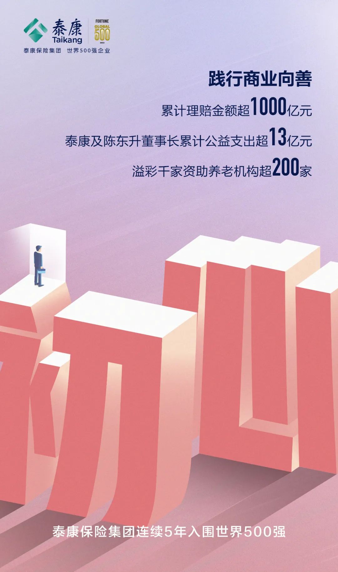 泰康连续五年荣登世界500强 健康财富规划师（HWP）职业前景广阔