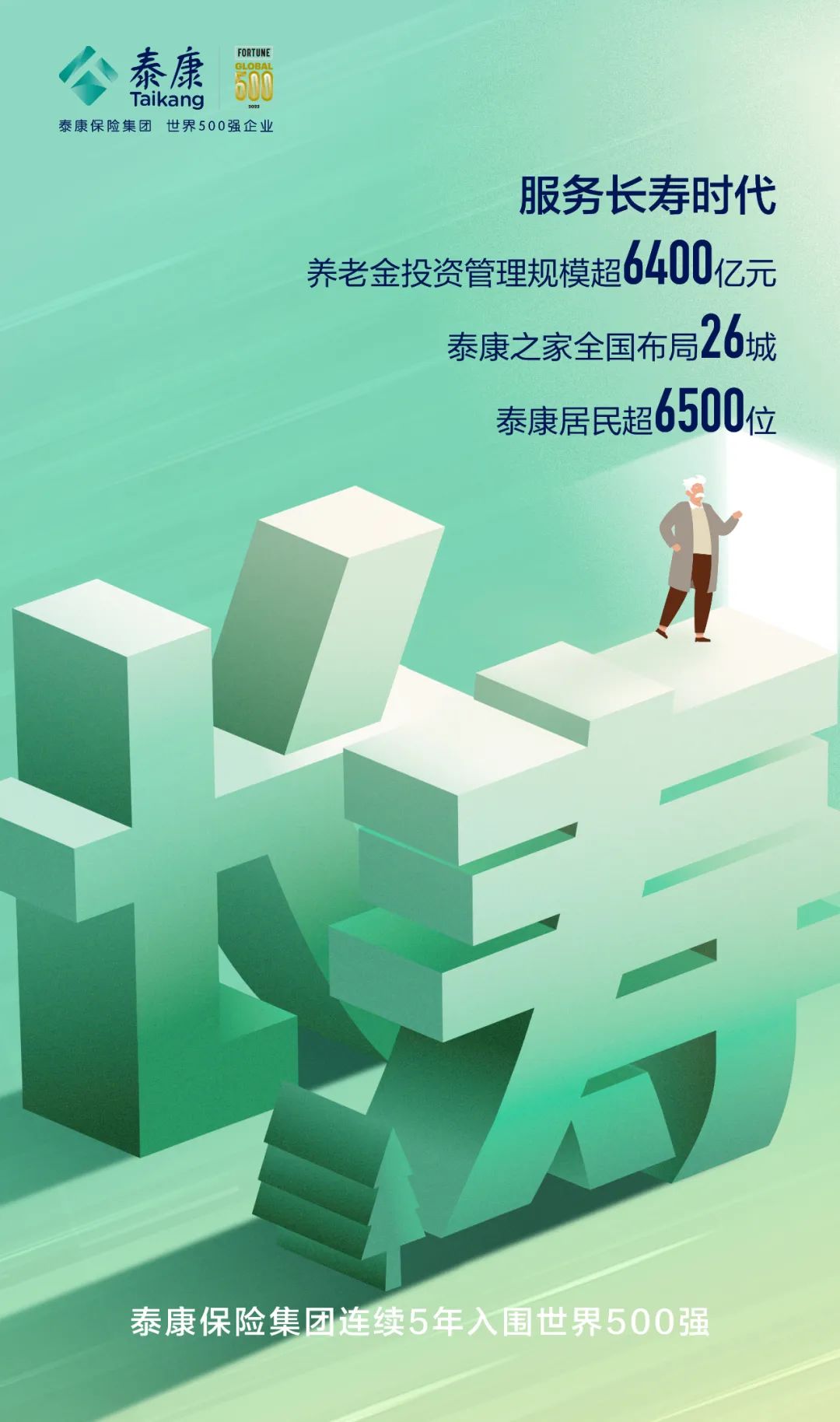 泰康连续五年荣登世界500强 健康财富规划师（HWP）职业前景广阔