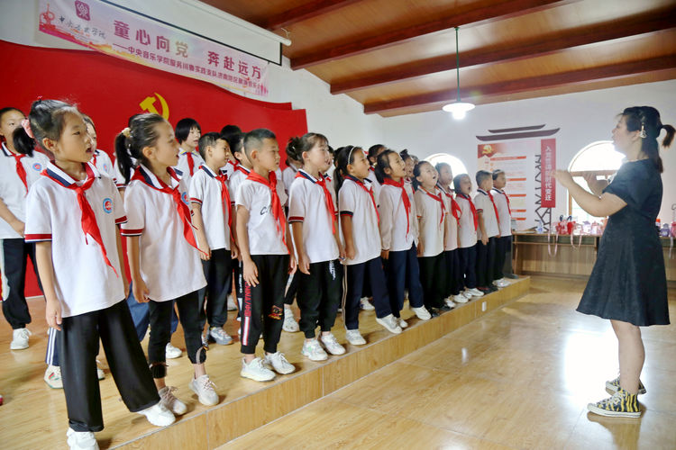【章丘“五为”志愿服务】童心向党，奔赴远方——中央音乐学院川鲁支队到章丘绣惠开展暑期双实践活动