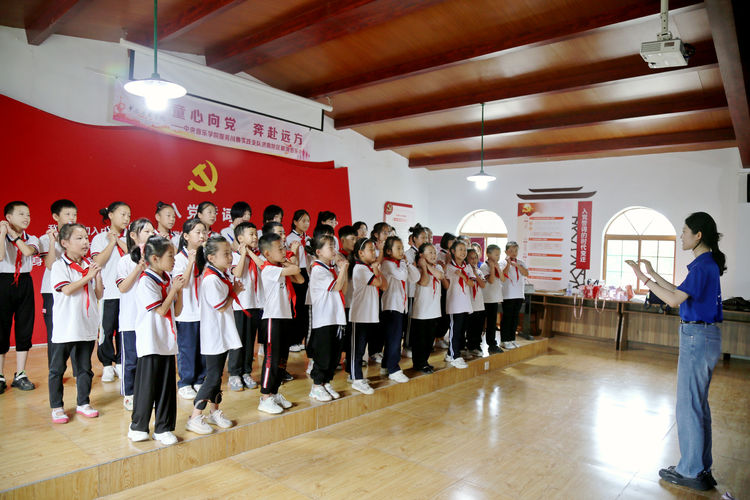 【章丘“五为”志愿服务】童心向党，奔赴远方——中央音乐学院川鲁支队到章丘绣惠开展暑期双实践活动