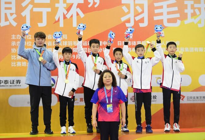 Ji’nan Badminton Team Won 6 Gold Medals in Badminton Team Competition at Shandong Games
